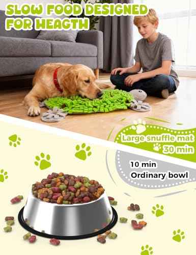 Snuffle Mat for Dogs (green / L)