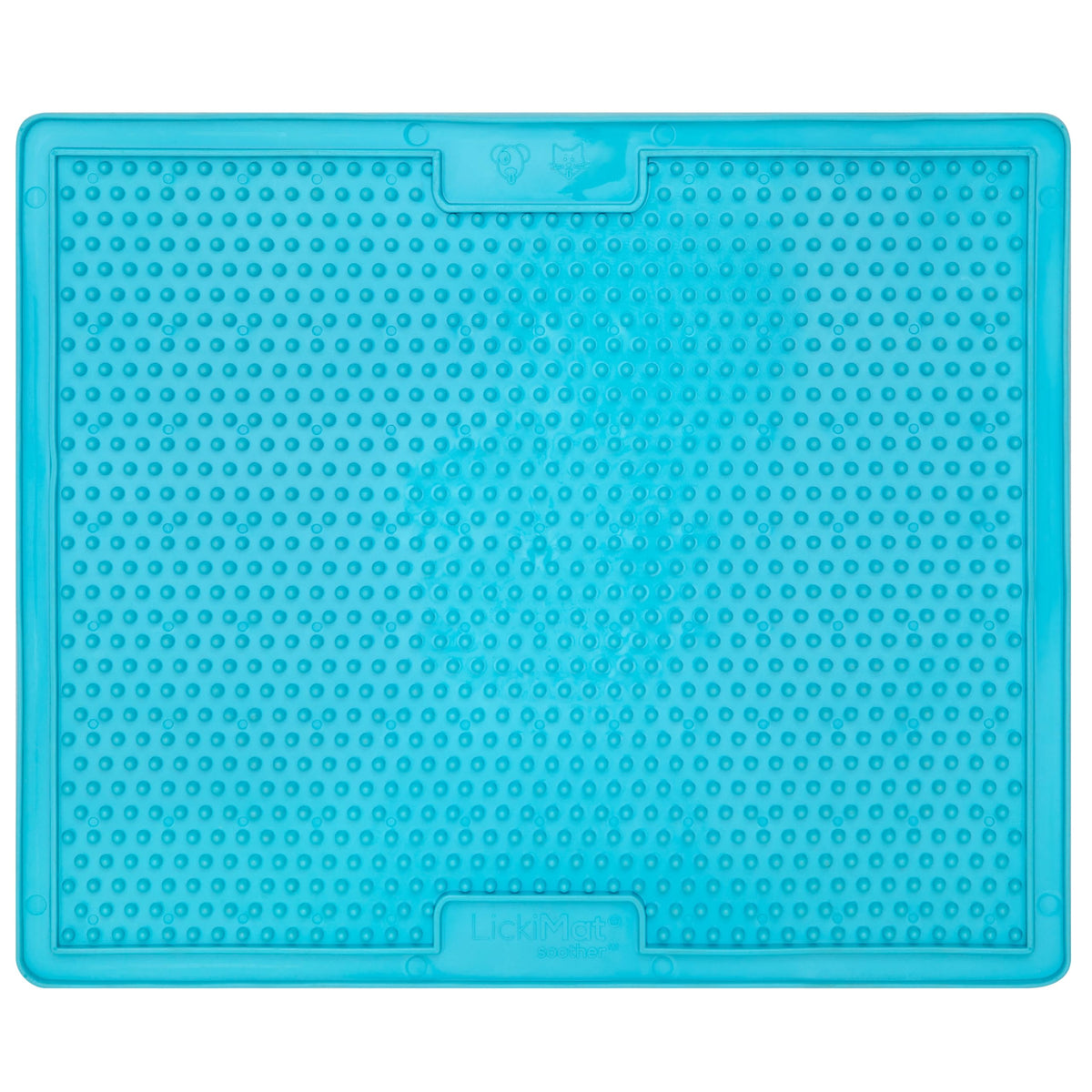 X Large Breed Soother Dog Lick Mat Dog Calmer Slow Feeder (Turquoise)