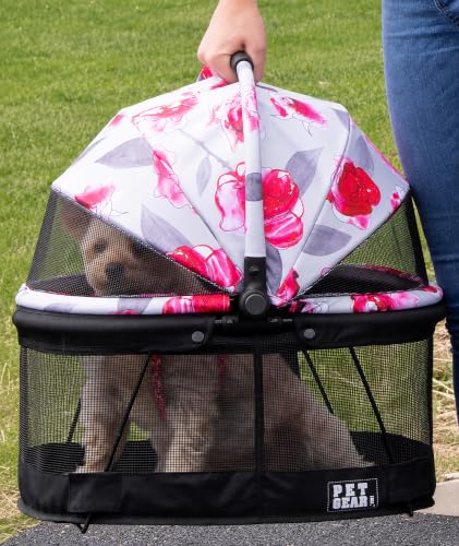 No Zip View 360 Pet Carrier & Car Seat (Hibiscus / 20.0"L x 12.0"W x 18.5"H)