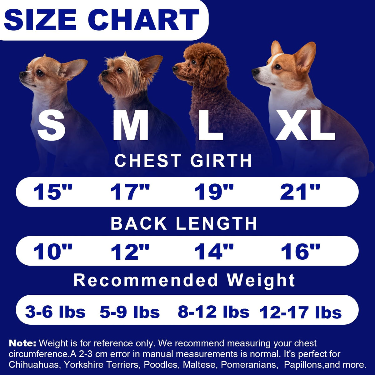 Dog Varsity Sweaters for Dogs (Blue / Large(8-12lbs))