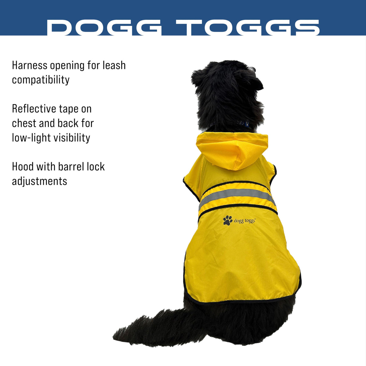 Dogg Toggs Raincoat (Yellow / X-Small)