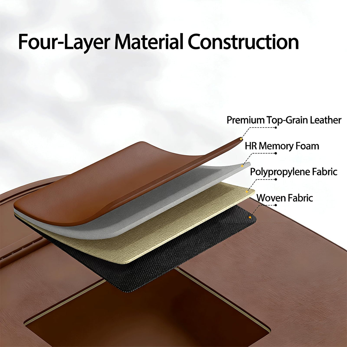 2 Pack Universal Foldable Car Backseat Organizer with Table Tray (2 Pack / Brown)