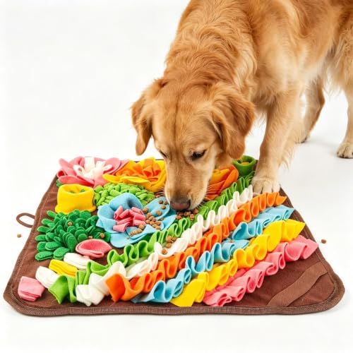 19.5" Large Snuffle Mat for Dogs (19.5"L x 19.5"W / blown)