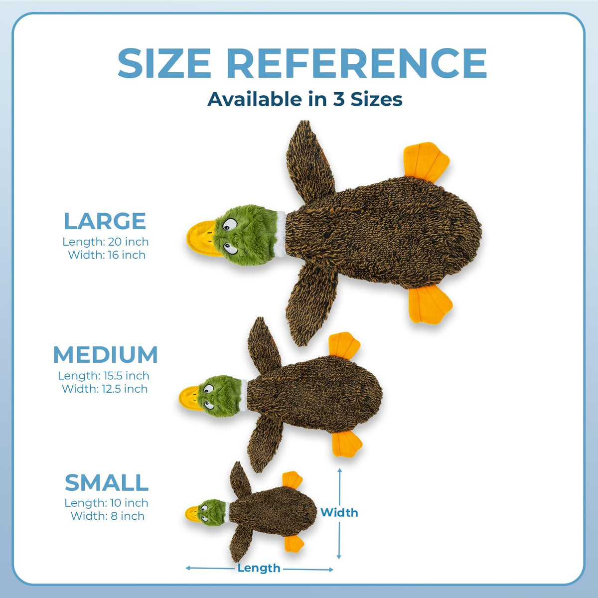 2-in-1 Stuffless Squeaky Dog Toy - 4 Figures, Small (Wild Duck, Hare, Squirrel & Alligator / Small)