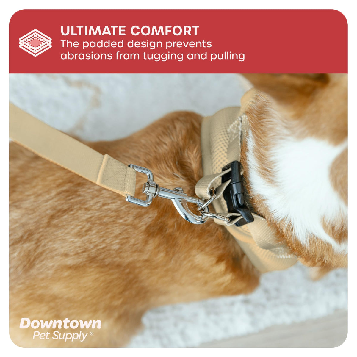 Step in Dog Harness No Pull (X-Large / Khaki)