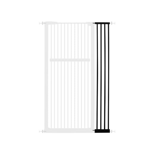 55.12" Extra Tall Pet Gate Extension Kit 8.27" Wide Black (55.12" H-black / 8.27" W, Extension)