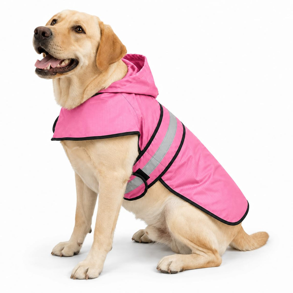 Dogg Toggs Raincoat (Pink / Large)