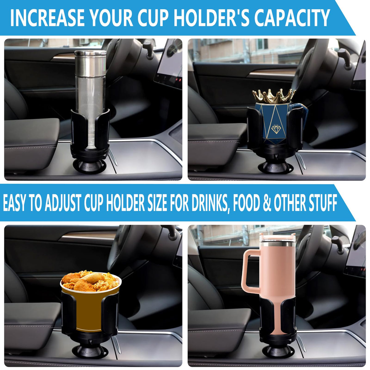 Car Cup Holder Expander (1 pcs)