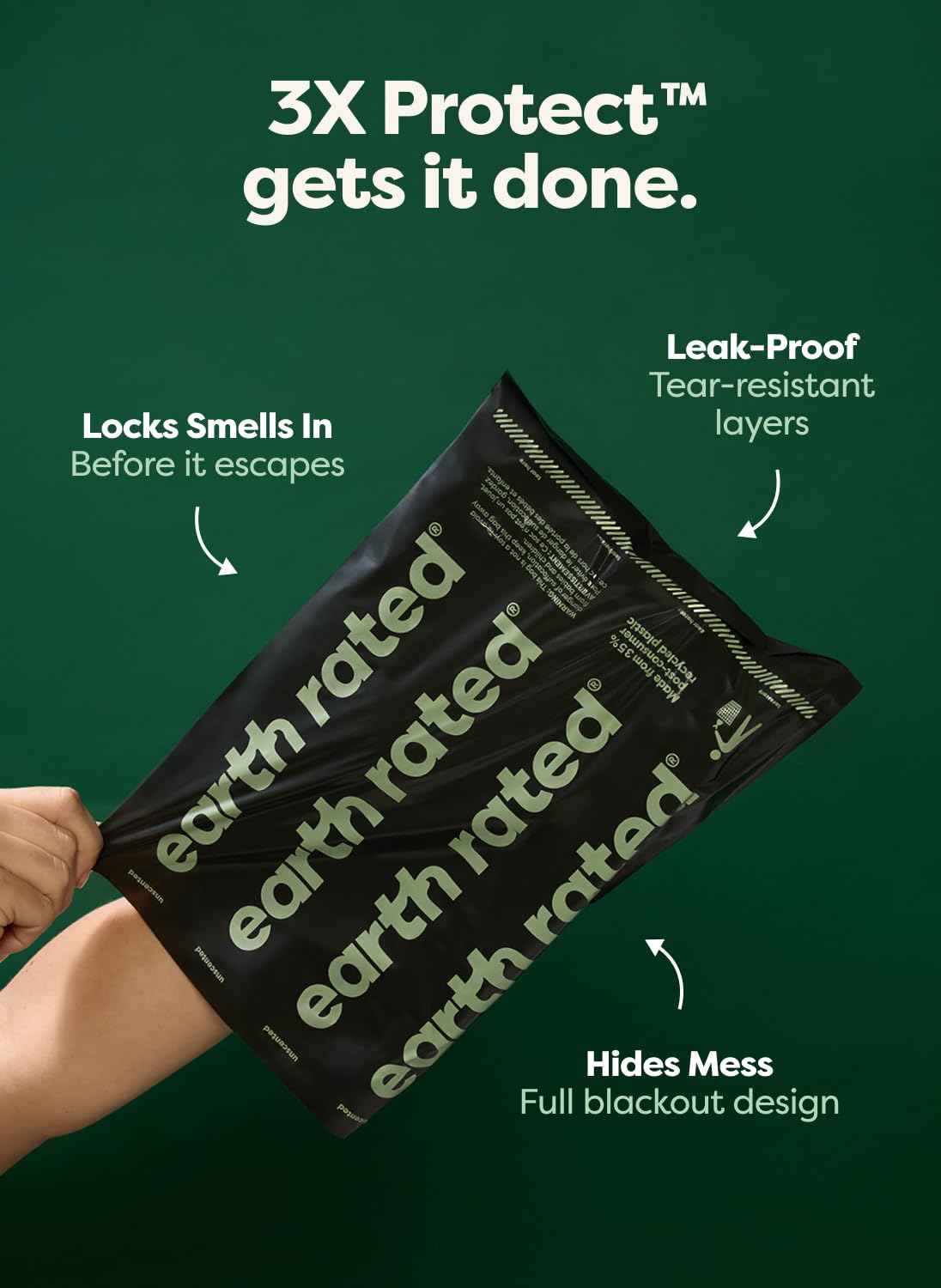3X Protect Dog Poop Bag Rolls (240 Bags)