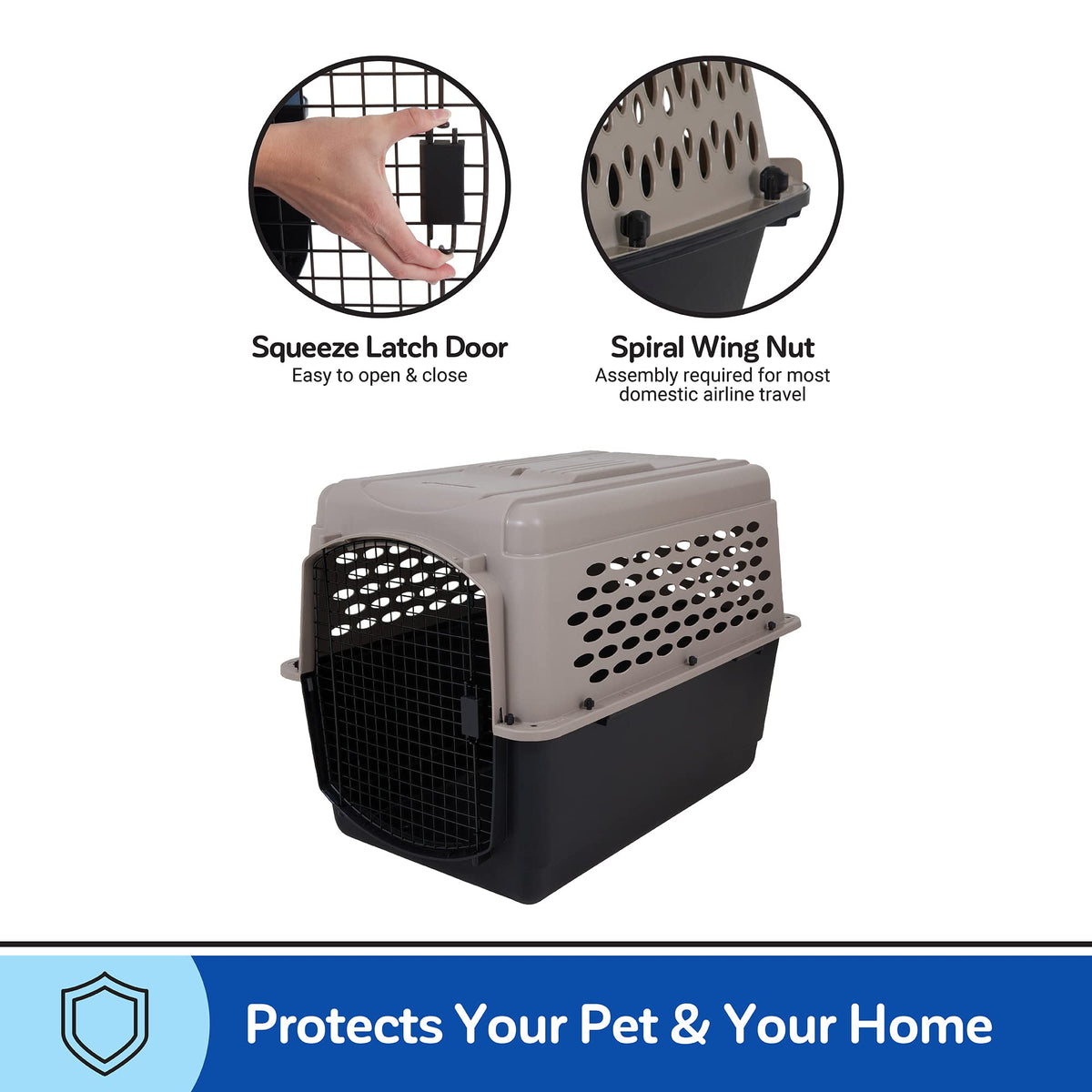 Vari Dog Kennel (40.0"L x 27.0"W x 30.0"H)