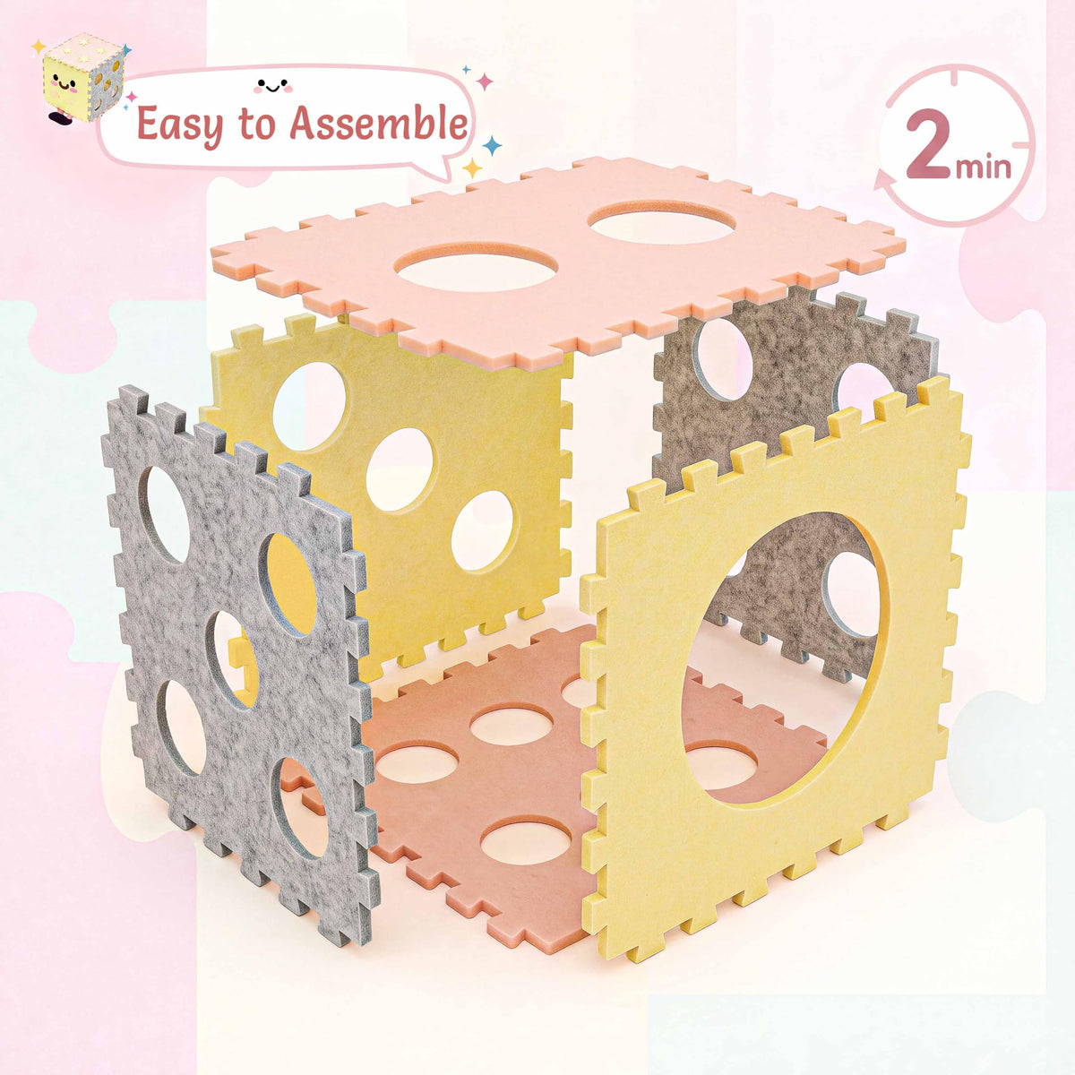41 Pcs Interactive Cat Toys for Indoor Cats (Retro Brights)