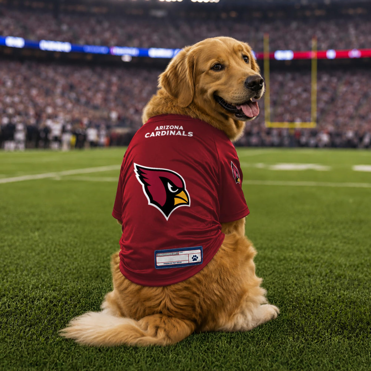 NFL Arizona Cardinals Stretch Pet Jersey (Arizona Cardinals / X-Large)