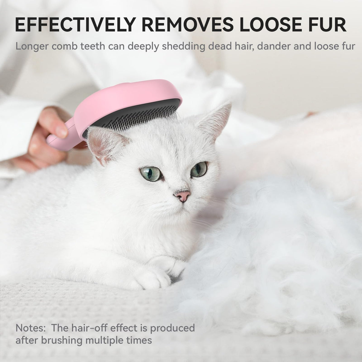 Cat Brushes for Indoor Cats (Pink)