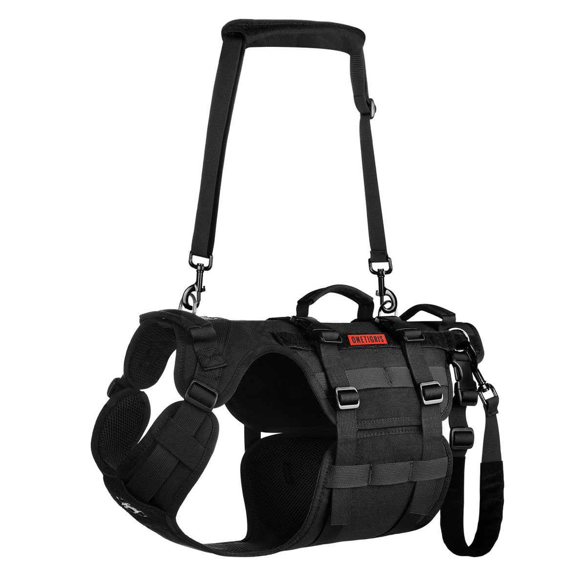 Dog Lift Harness for Large Dogs (Black / XL)