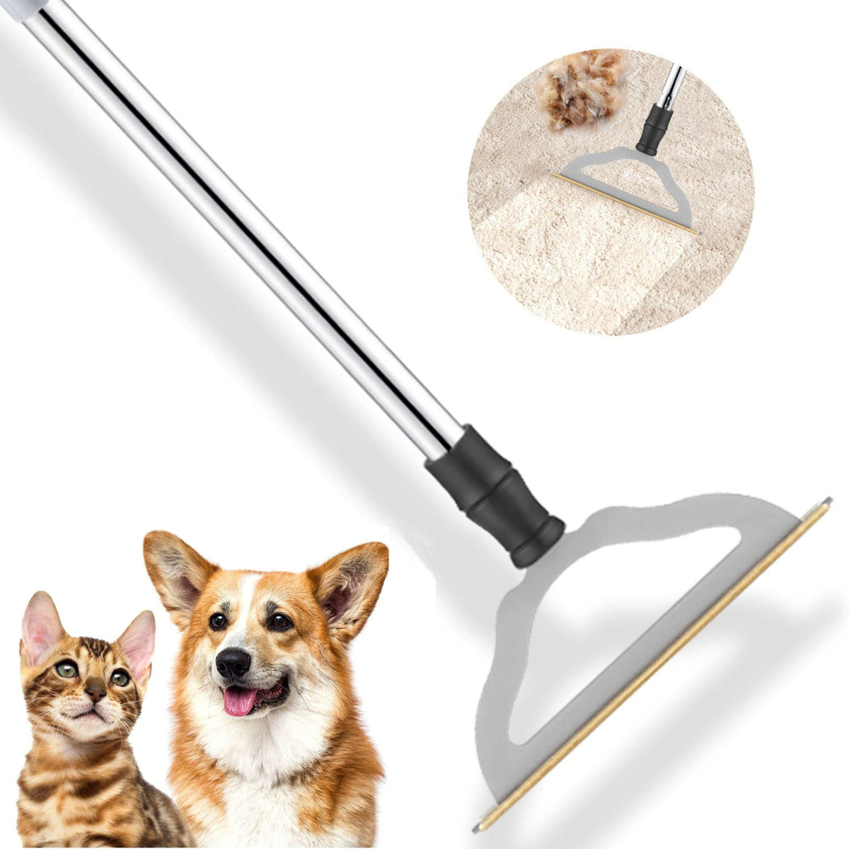 Pet Hair Remover for Carpets (Long)