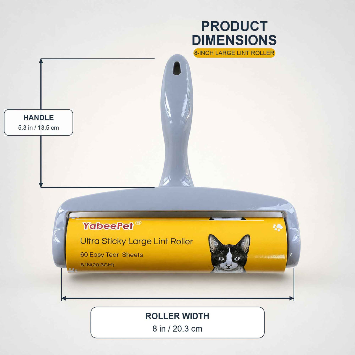 8 Inch Extra Sticky Large Lint Roller
