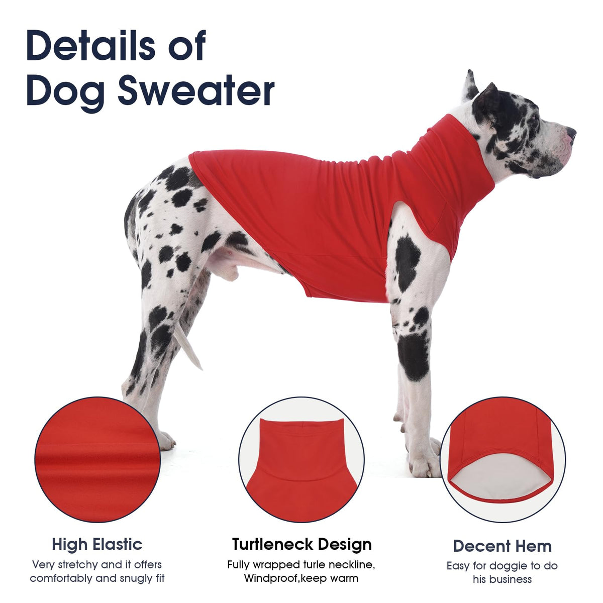 4XL Dog Sweater (XXXX-Large / Red)