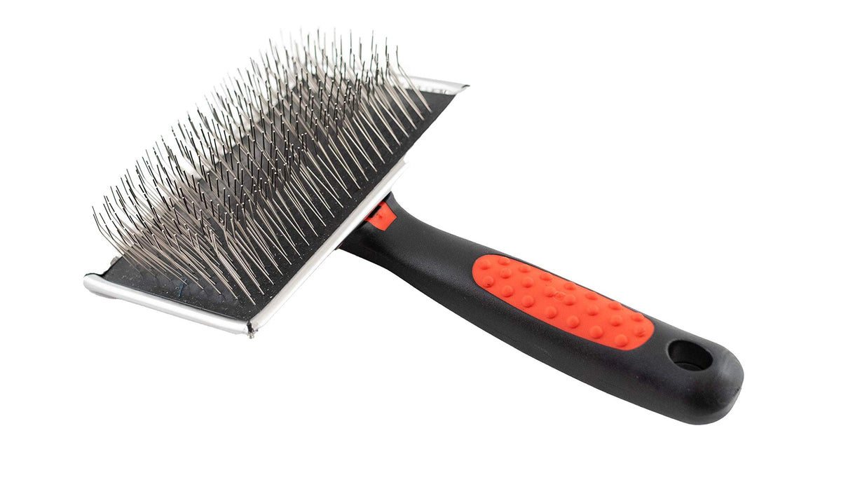 Paw Brothers Professional Grade Extra Long Slicker Brush (Extra Long Hard Pin)