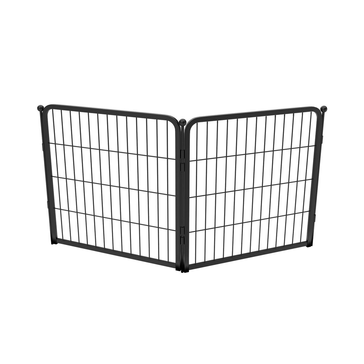 Homeplus Indoor Dog Playpen (Black / 24"H)