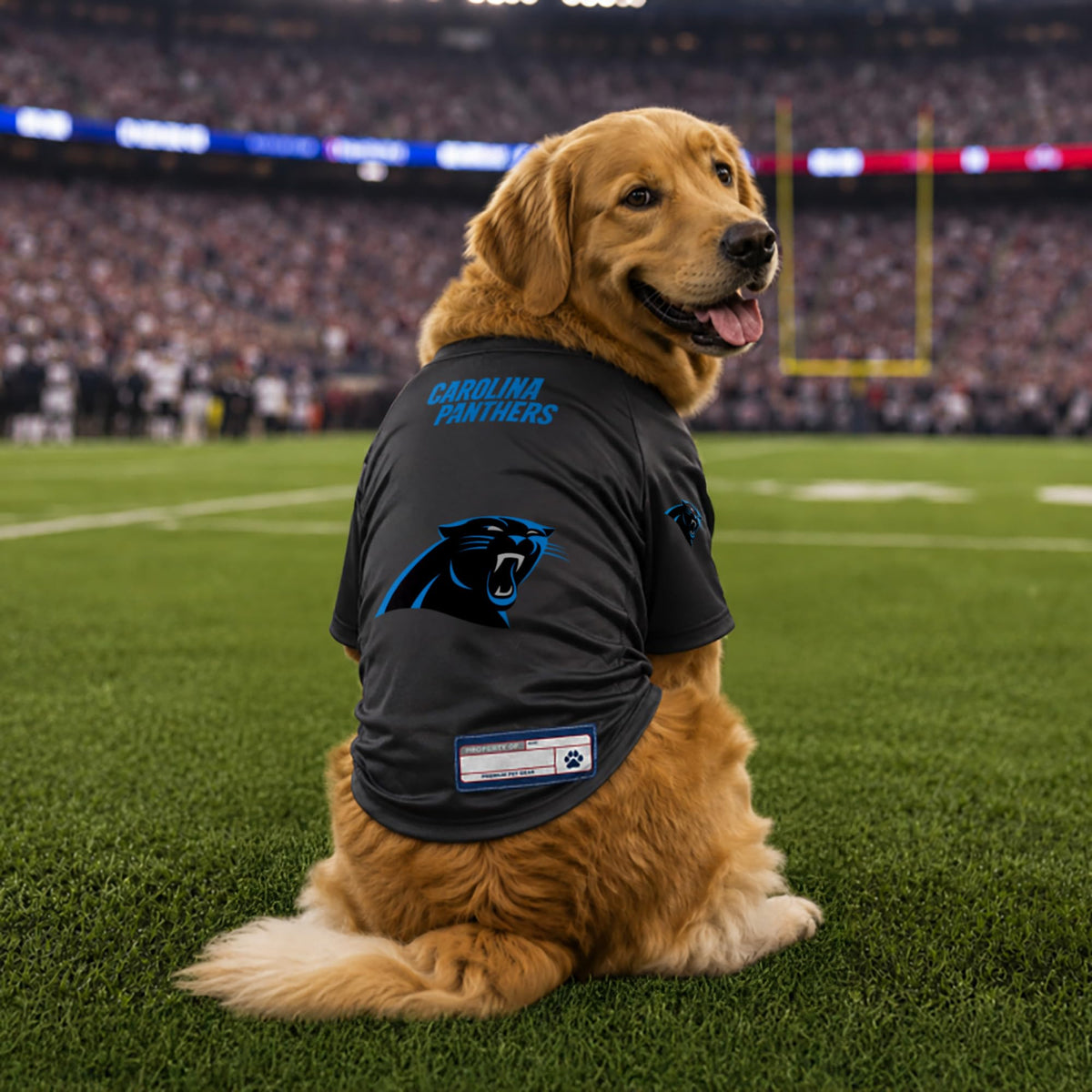 NFL Carolina Panthers Stretch Pet Jersey (Carolina Panthers / X-Small)