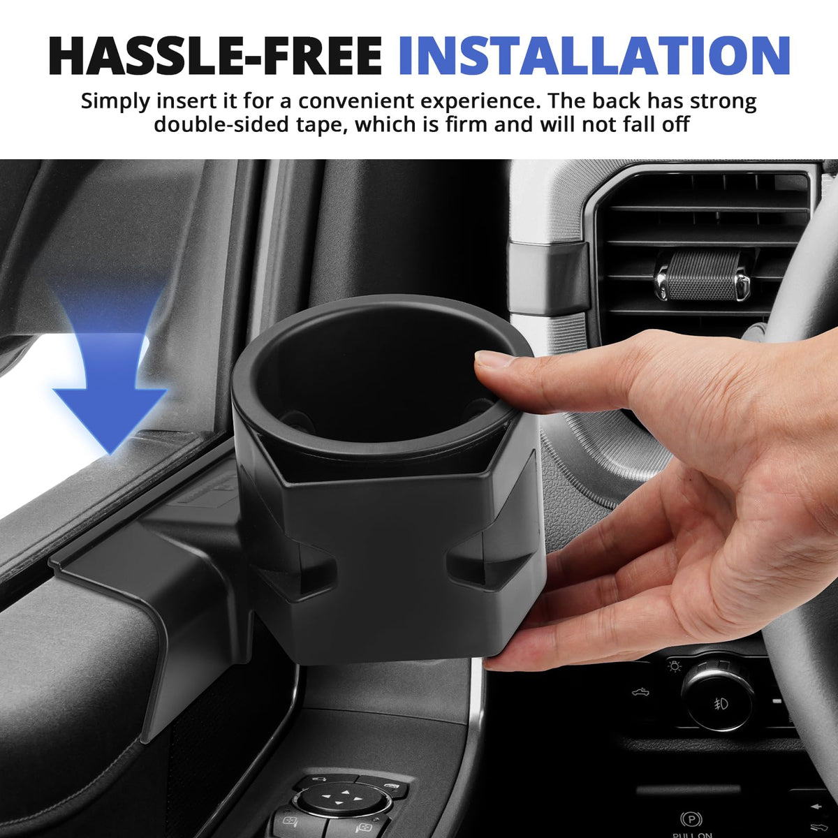 Car Door Cup Holder for 2021 (Ford F150 2021-2026)