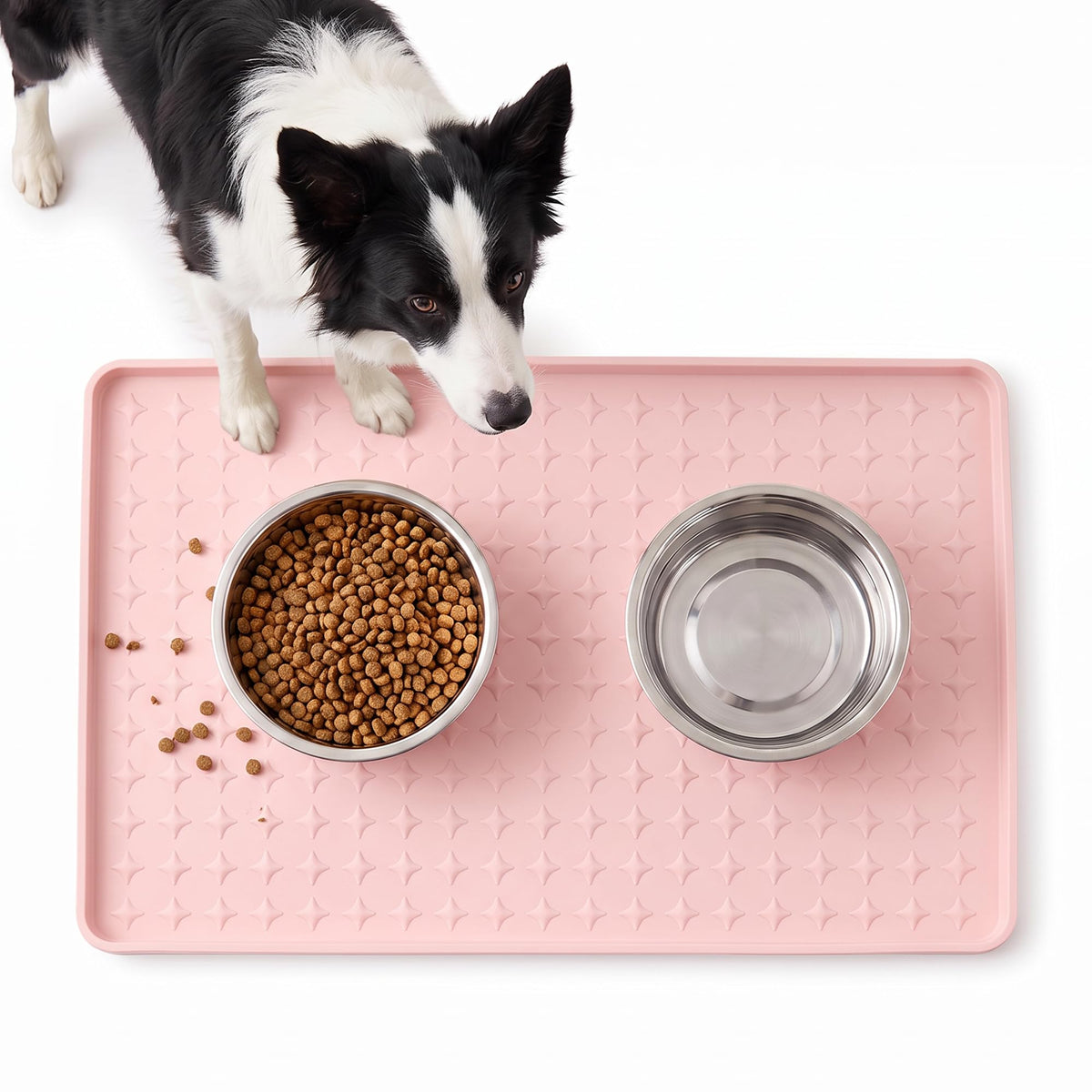 Silicone Pet Feeding Mat (Pink / 24"L x 16"W)