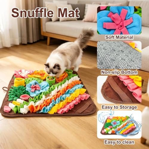 19.5" Large Snuffle Mat for Dogs (19.5"L x 19.5"W / blown)