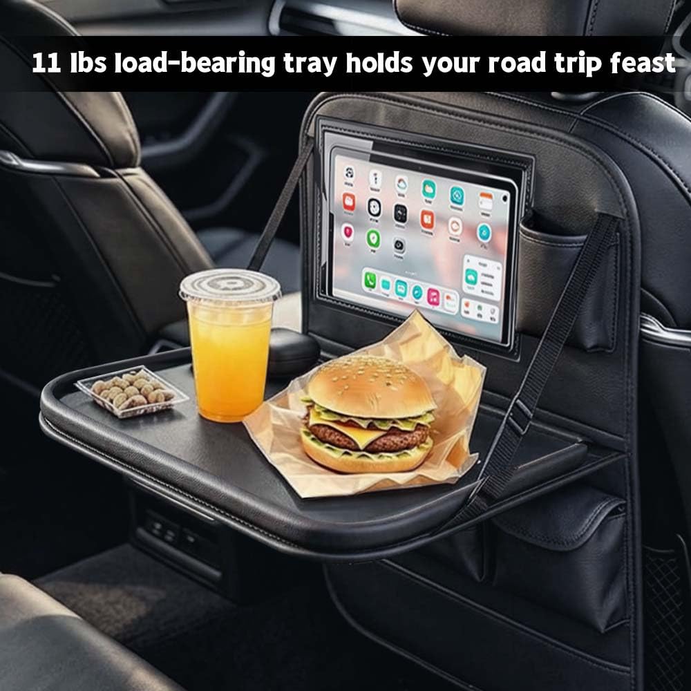 2 Pack Backseat Car Organizer with Foldable Anti
