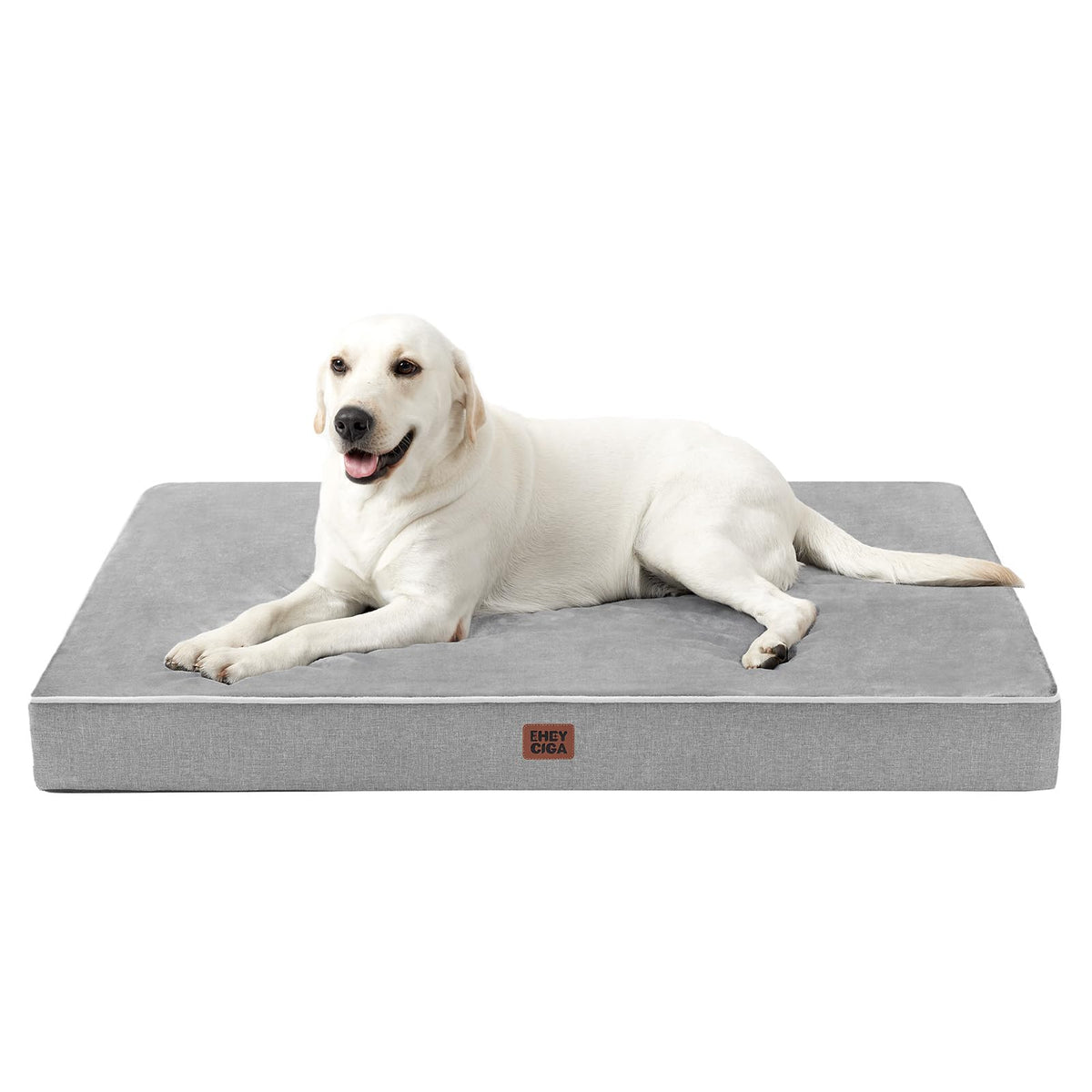 Extra Large Waterproof Dog Bed Mat Washable (Grey / 44*32*3.5 Inches)
