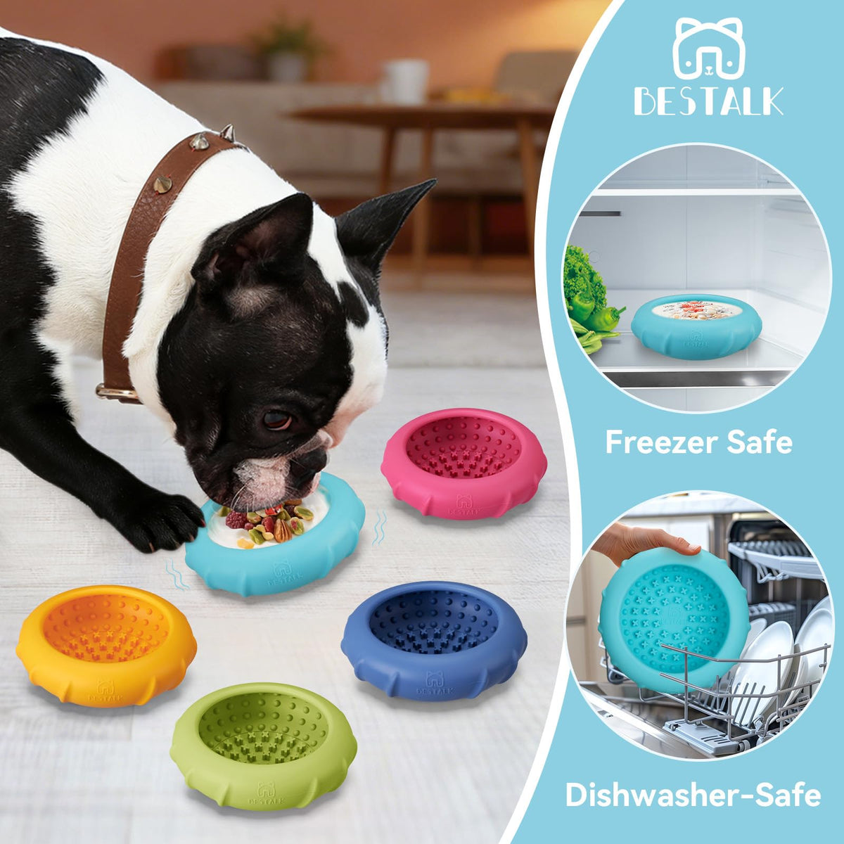 Dog Lick Bowl (Small / Teal)