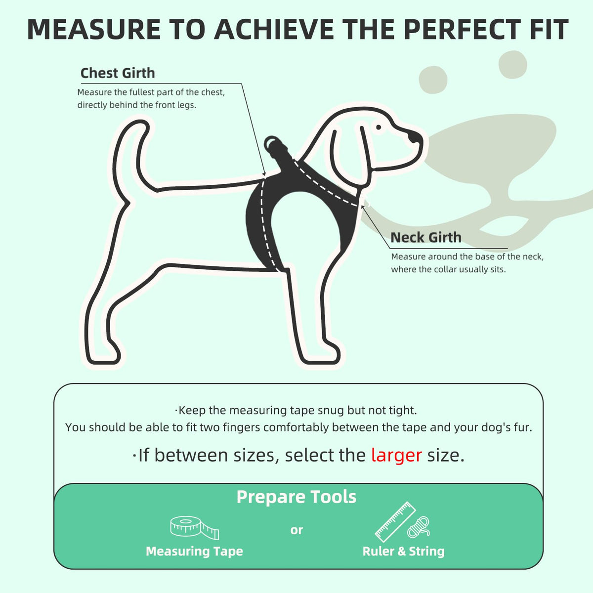 Dog Harness Collar and Leash Set No Pull for Small Medium Sized (Solid Green / S (CHEST 14.5"-16"))