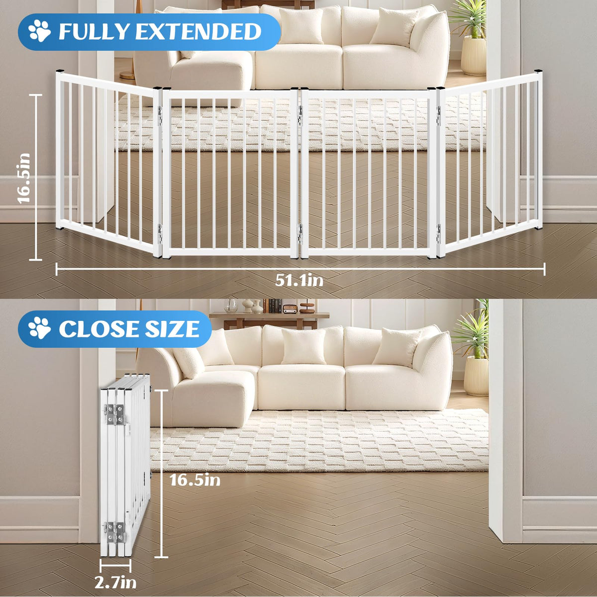 Freestanding Short Dog Gate