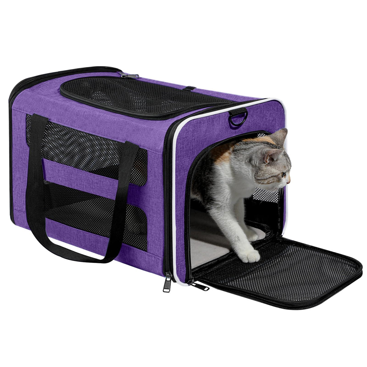 Cat Carrier Soft (Purple / 18.5"L x 11.8"W x 11.8"H)