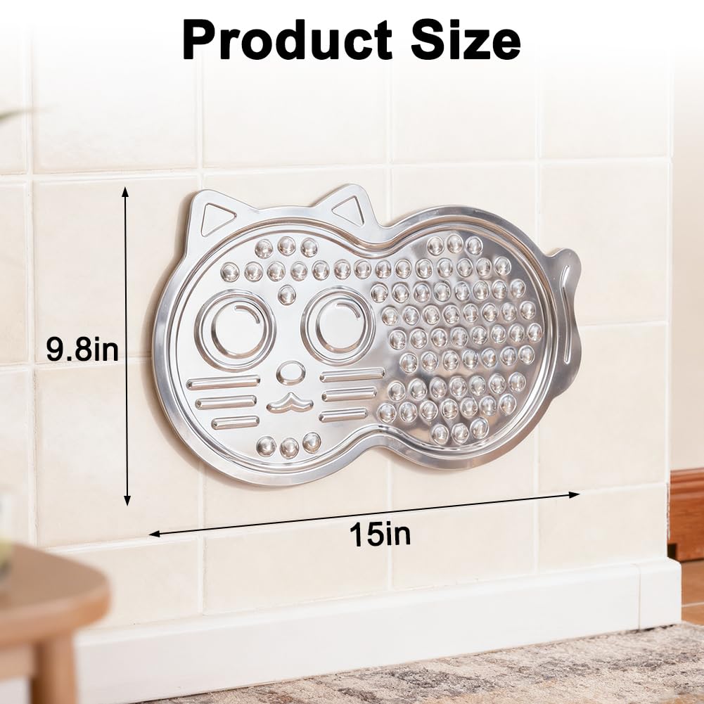 Stainless Steel Lick Mat for Dogs & Cats
