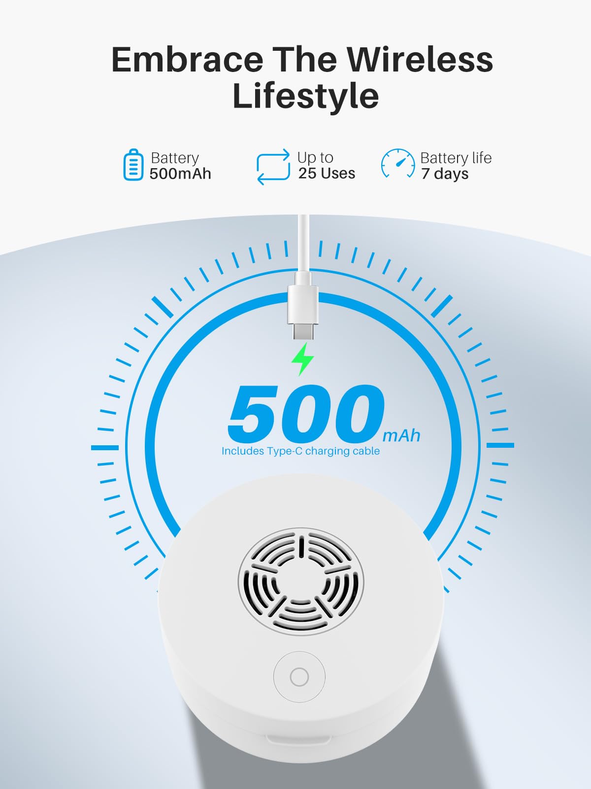 U V Retainer Case with Fan Dry (White)