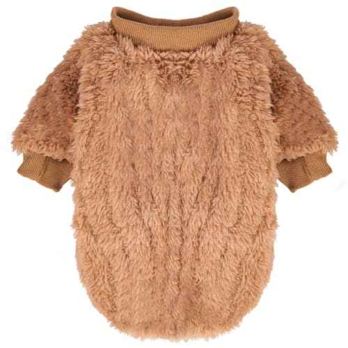 Small Dog Sweater for Dog Male (Blue,Grey,Brown / XX-Small)