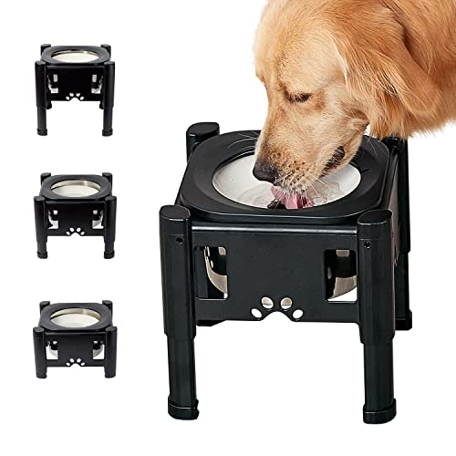 Elevated Dog Bowls (Black)