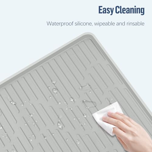 Pee Pad Holder for Dogs 40"x 28" Extra Large Silicone Puppy Pee Pad Tray (40"x28")