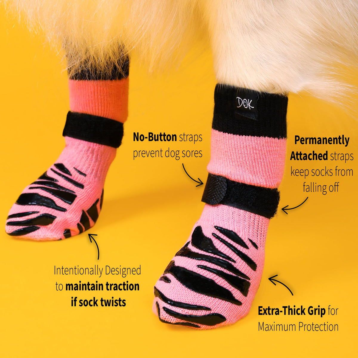 TigerToes Premium Non (Sassy Pink / X-Large)