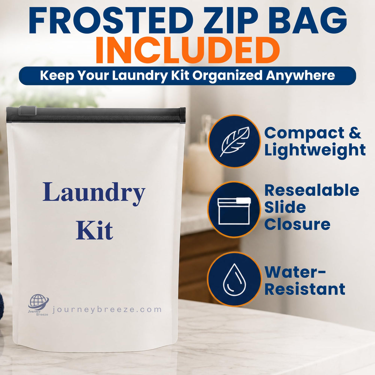 Travel Laundry Detergent Sheets and Foldable Travel Laundry Bag (Pocket Sheets (50) + Laundry Bag)