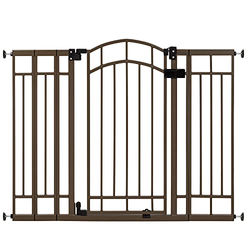 Decorative Extra Tall Baby Gate & Dog Gate (Bronze / 28.5-48" W x 36" H)