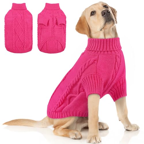 XXL Dog Sweater (XX-Large / Fuchsia)