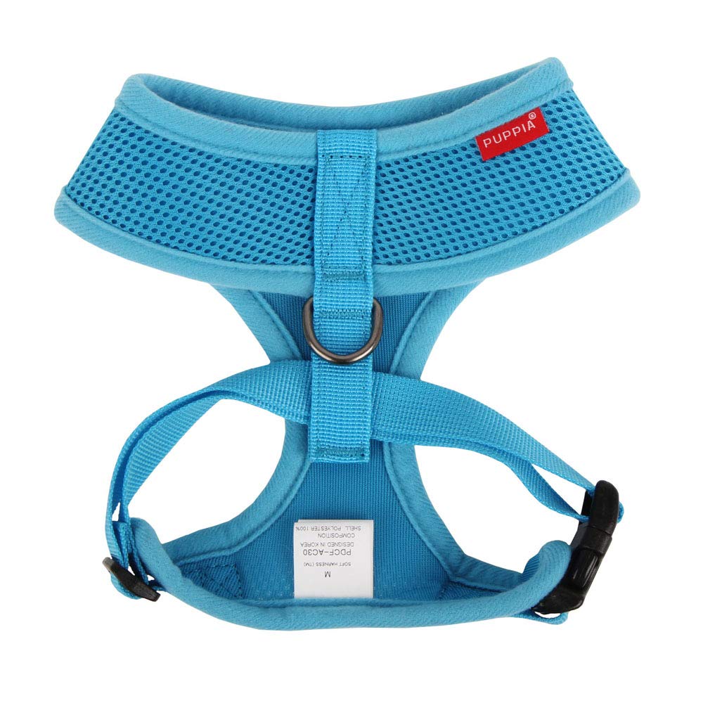 Soft Dog Harness No Choke Over (Sky Blue / Medium)
