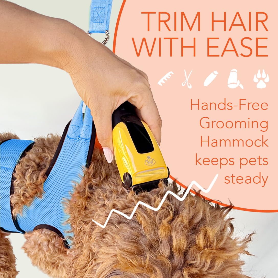 PawsUp Pet Grooming Hammock Kit for Large Dogs