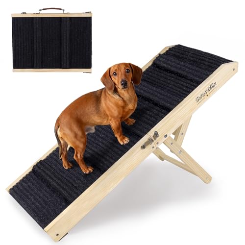 2026 Upgraded Dog Ramp for Couch (Upgraded 33.07" L x 12.5" W（Foldable）)