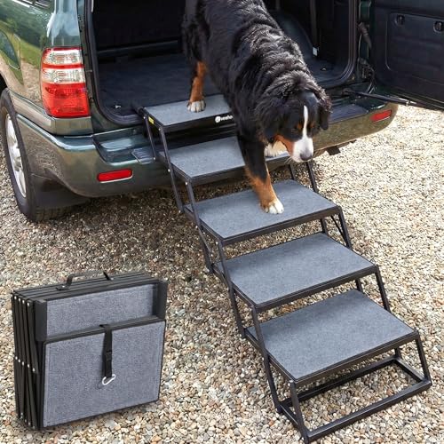 Foldable Dog Steps for Car Truck (Extra Wide 20"W)