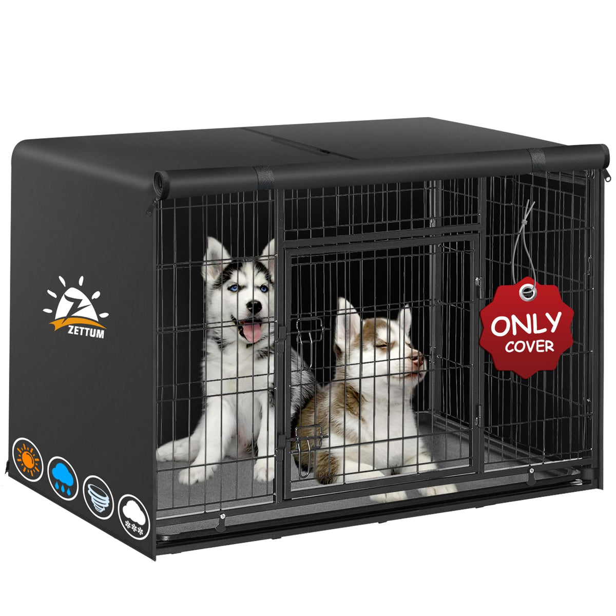 Dog Crate Cover 36 Inch (36.0"L x 23.0"W x 25.0"H)