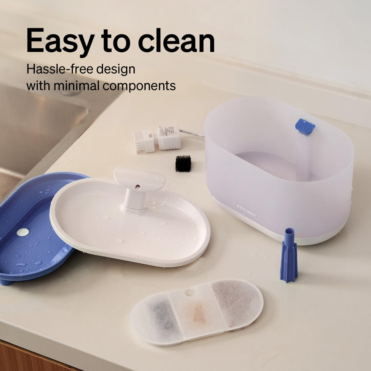 Cat Water Fountain (Purple / Capsule Fountain)