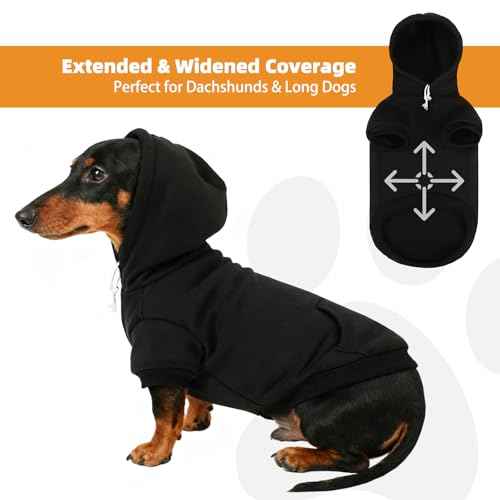 Dachshund Dog Hoodie (Dachshund Black / Small)