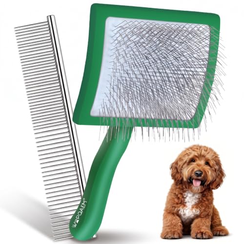 Slicker Brush for Dogs (Green)